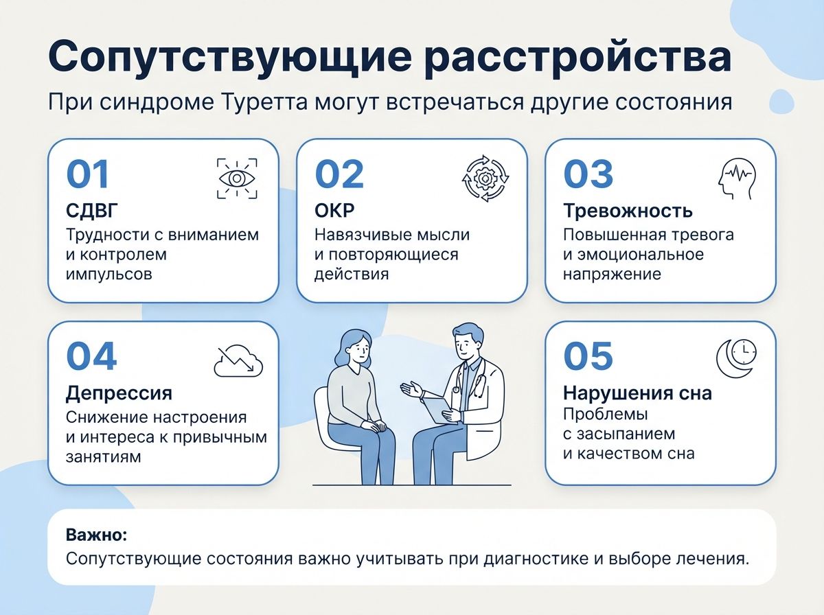 Лечение синдрома Туретта в Валдае инфографика