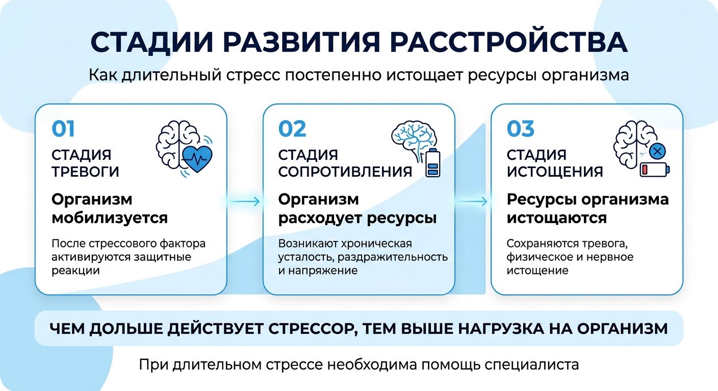 Лечение стресса в Валдае инфографика